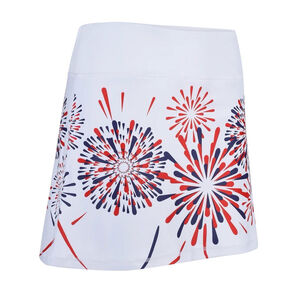 ReadyGolf Skort XL White Red‎ NWT